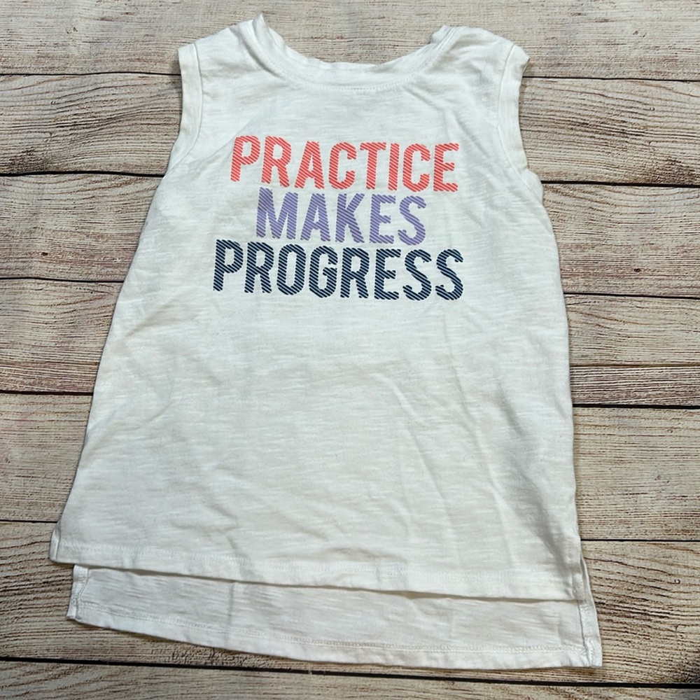 White and colorful practice shirt